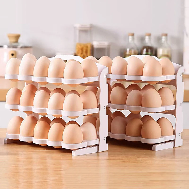 Cocedor Automático de Huevos + estante organizador de 30 uds