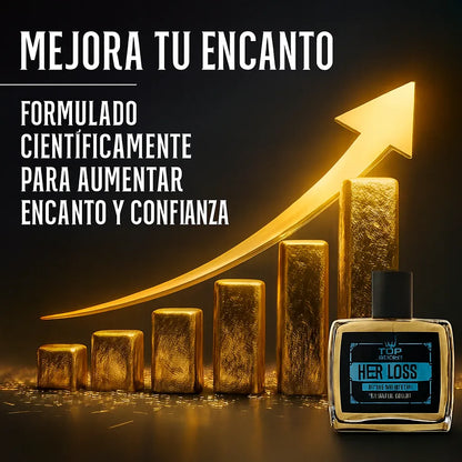 Esencia de Feromonas 'Her Loss' Potencia tu atractivo y confianza en cada interacción.