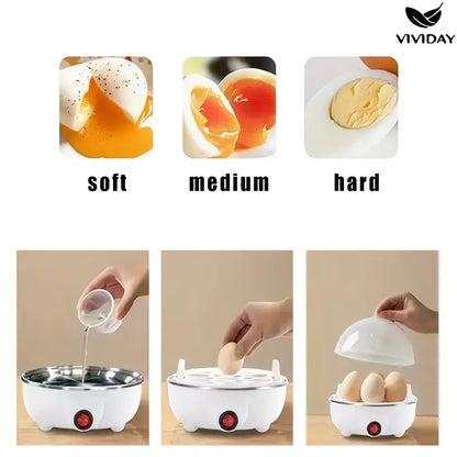 Cocedor Automático de Huevos + estante organizador de 30 uds