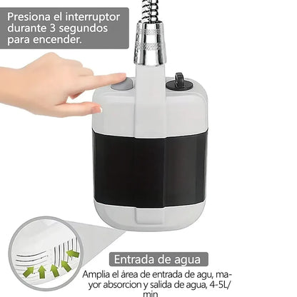 Ducha Portátil Eléctrica USB – ¡Libertad y Frescura en Cualquier Lugar!