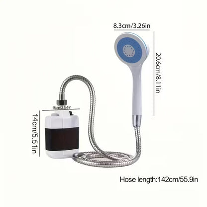 Ducha Portátil Eléctrica USB – ¡Libertad y Frescura en Cualquier Lugar!